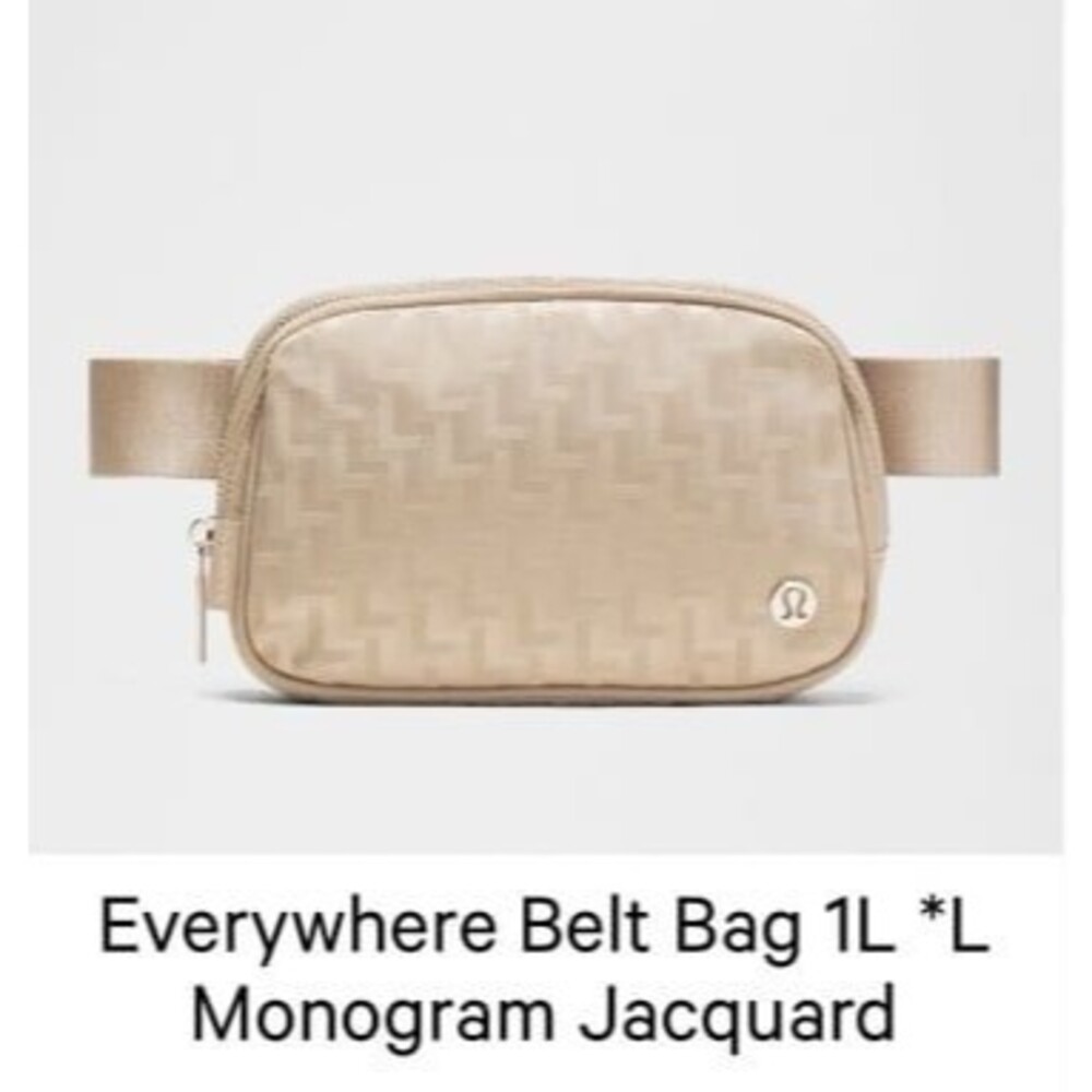 Lululemon monogram jacquard Belt Bag